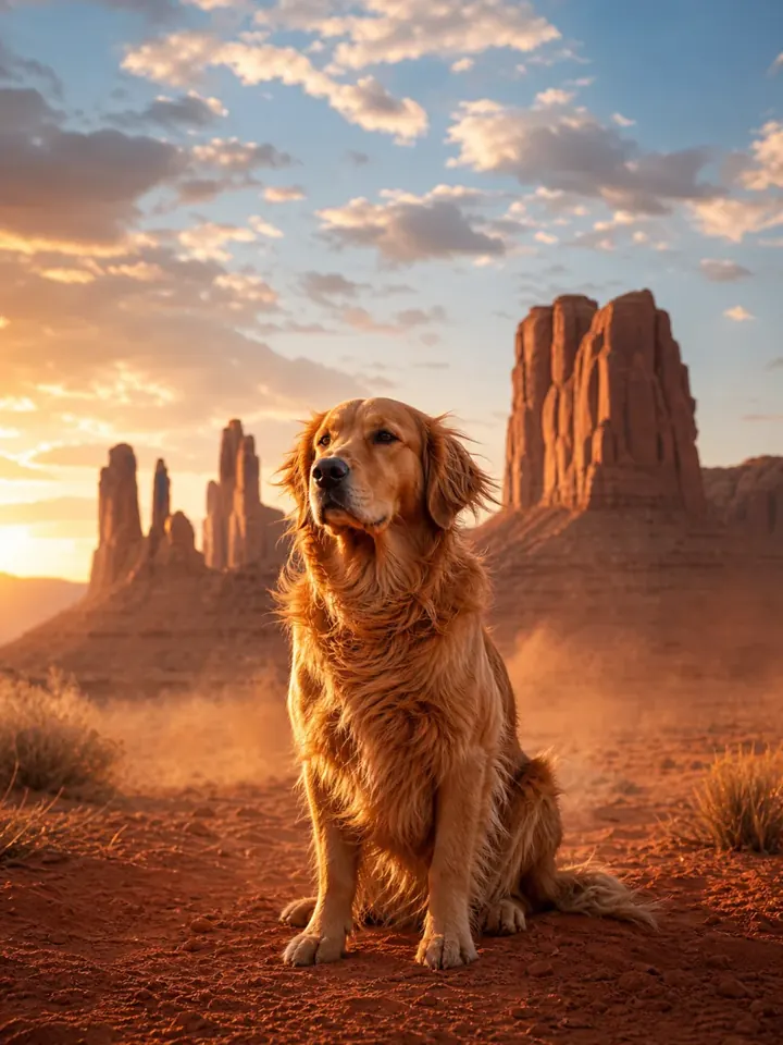 Sunrise dune retriever