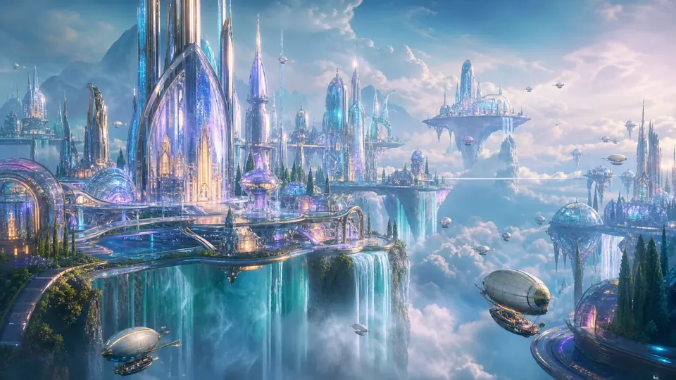 Cloudline glass city
