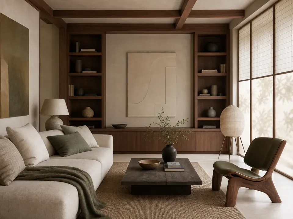 Japandi light room