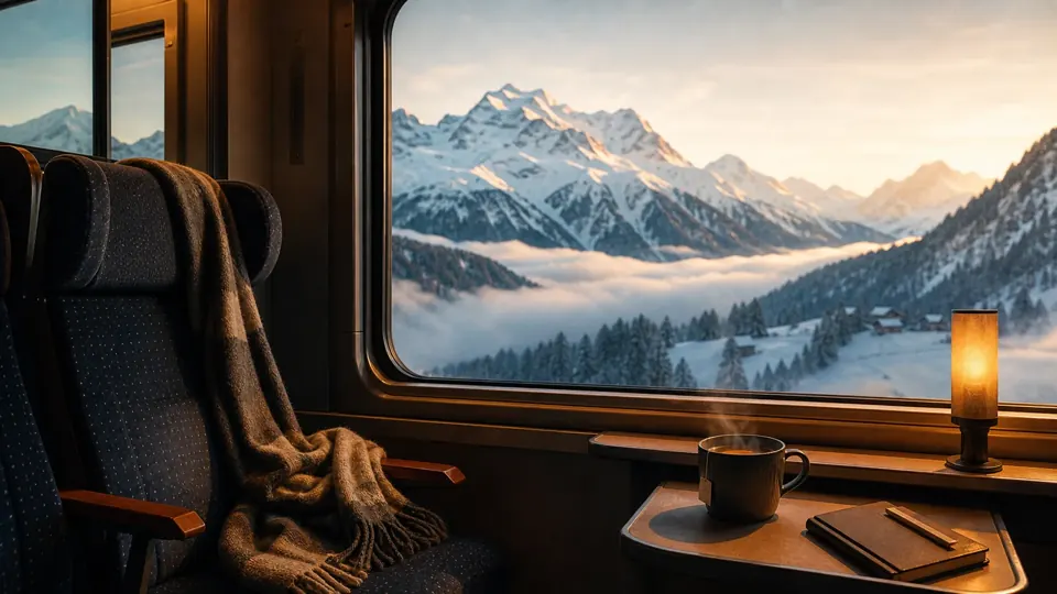 Alpine window cabin
