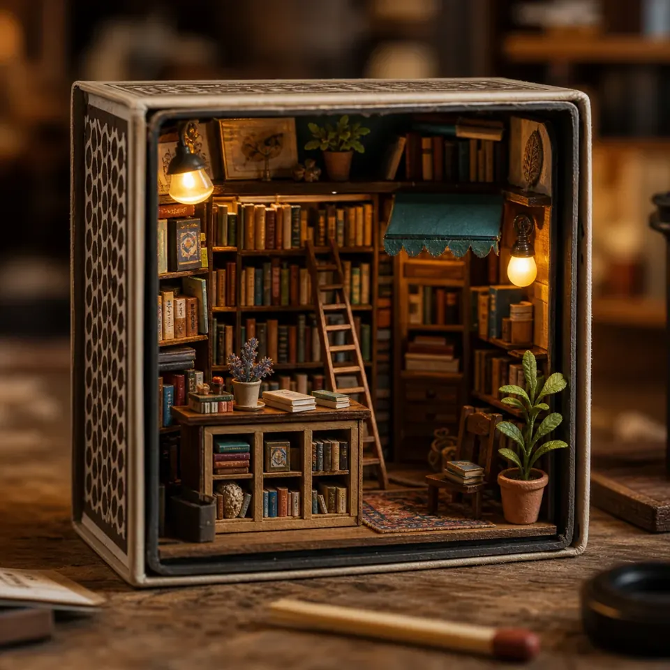 Matchbox bookshop macro